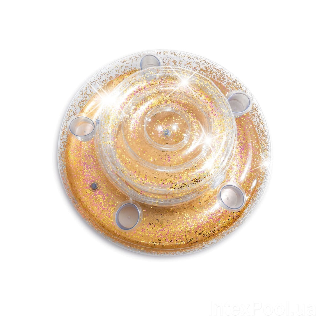 Фото Плавающий бар, термо-резервуар для напитков «Золотой блеск», Intex (56810) (2000903374800)