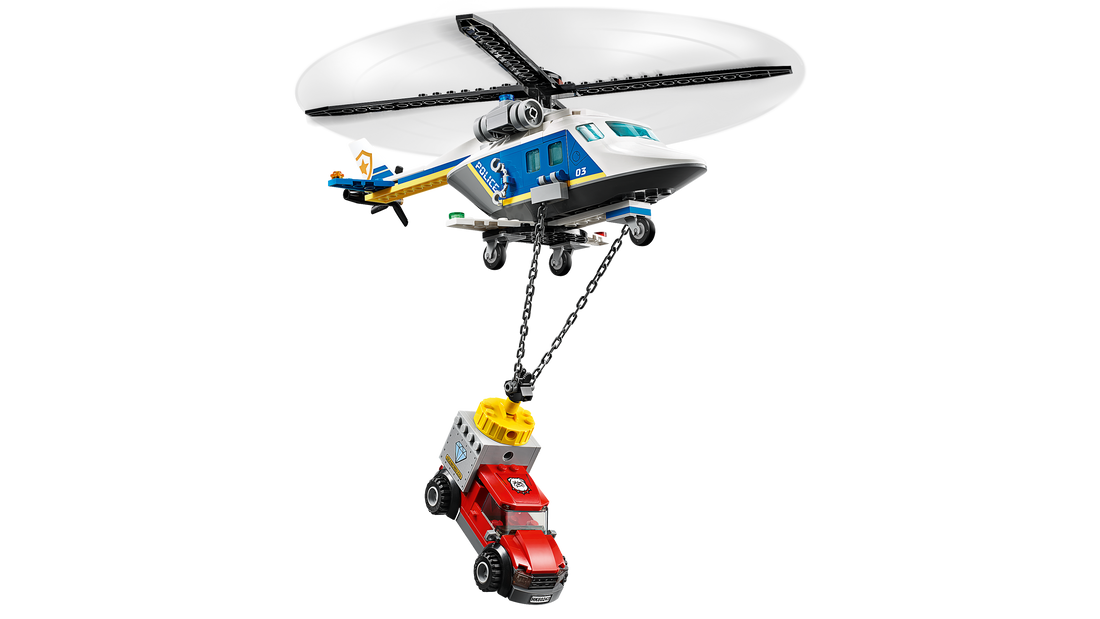 Фото Конструктор LEGO City Погоня на полицейском вертолете (60243)