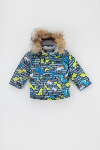 Фото Куртка зимняя для мальчика Snowgenius H31-012 98 см Серый (2000989628231W)