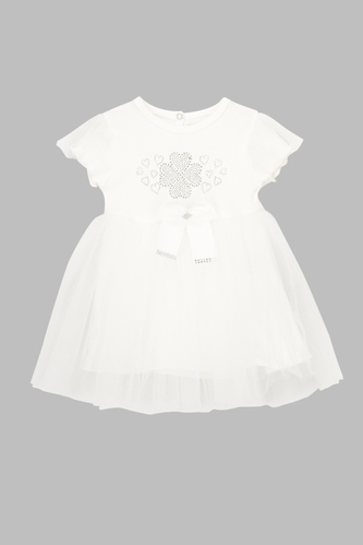 Фото Платье однотонное для девочки Baby Show 9411 86 см Белый (2000990473660S)
