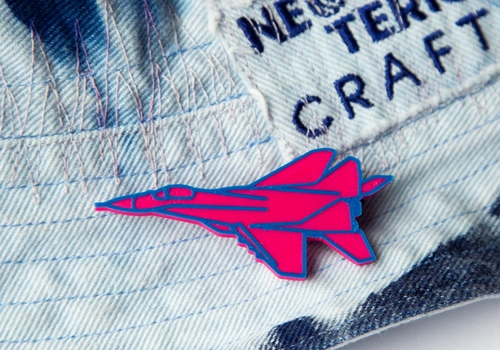 Значок NeoTeric Craft "Міг-29" Рожевий (2000989114376)