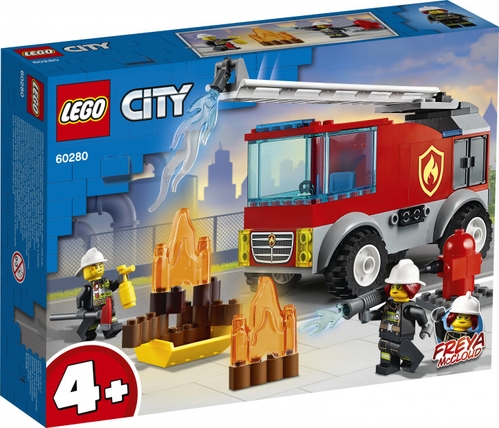 Фото Конструктор LEGO Пожежна машина з драбиною 60280 (5702016911534)