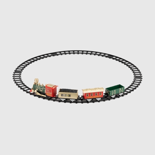 Фото Дитяча залізниця 3118A зі світловими та звуковими ефектами 14 елементів Різнокольоровий (6965147064381)