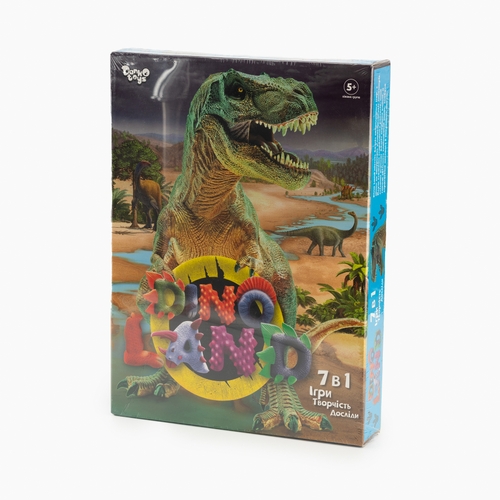 Фото Креативна творчість "Dino Land" Danko Toys DL-01-01U Блакитний (2000989845096)