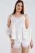 Комплект халат+піжама жіночий Nicoletta 87130 XL Білий (2000990388957А) Фото 1 з 27