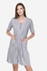 Комплект халат+сорочка жіночий MURAT KYZEY Горох Чорний 2XL Сірий (2000989747789A) Фото 3 з 17