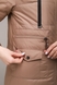 Куртка жіноча двостороння 108-703 Button XL Молочно-бежевий (2000989400424D) Фото 8 з 20