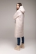 Куртка жіноча двостороння 108-703 Button XL Молочно-бежевий (2000989400424D) Фото 4 з 20