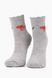 Шкарпетки для дівчинки Серце 23-25 Сірий (2000989559474А) Фото 1 з 2