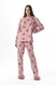 Піжама жіноча Siyah-Jnci 22506 4XL Рожевий (2000990225856A) Фото 1 з 17