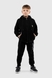 Спортивний костюм для хлопчика (світшот, штани) Ecrin 2023 134 см Чорний (2000990230607W) Фото 1 з 21