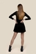 Сукня однотонна жіноча LAWA WTC02350 XL Чорний (2000990247247D)(LW) Фото 6 з 11