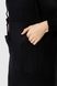 Сукня однотонна жіноча W23-44 L Чорний (2000989940869W) Фото 6 з 14