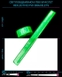 Светоотражатели браслеты с бархатной подкладкой Slap LM-0016-greennologo 3х34 см Зеленый (2000989356097) Фото 1 из 2