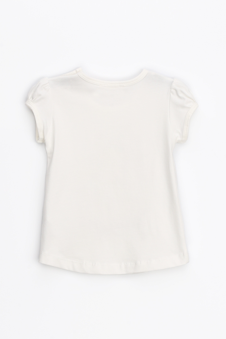 Фото Костюм для девочки Breeze 15705 футболка + капри 92 см Молочный (2000989655053S)