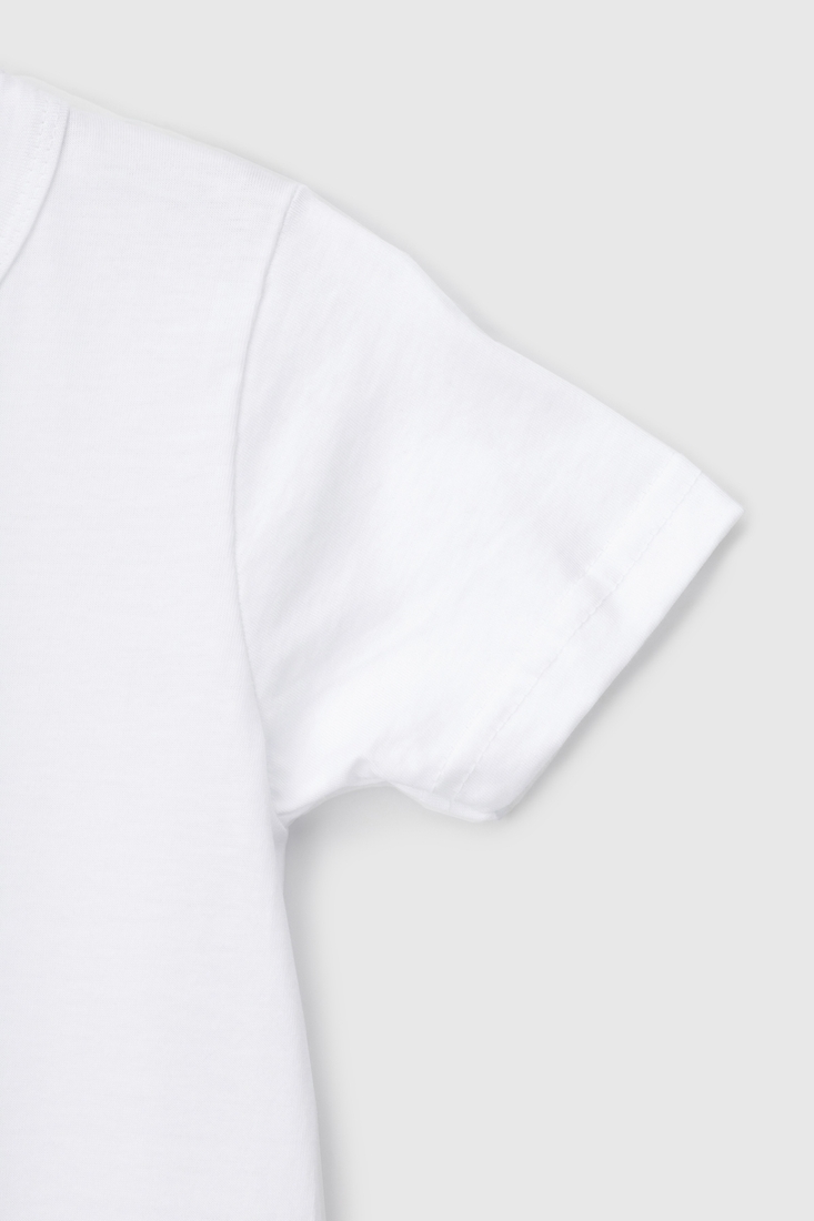 Фото Белье-футболка для мальчика Donella 7942 10-11 Белый (2000990245267А)