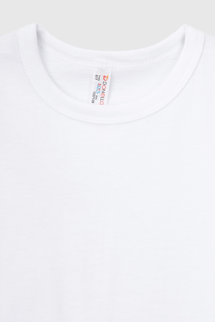 Фото Белье-футболка для мальчика Donella 7942 8-9 Белый (2000990245250А)