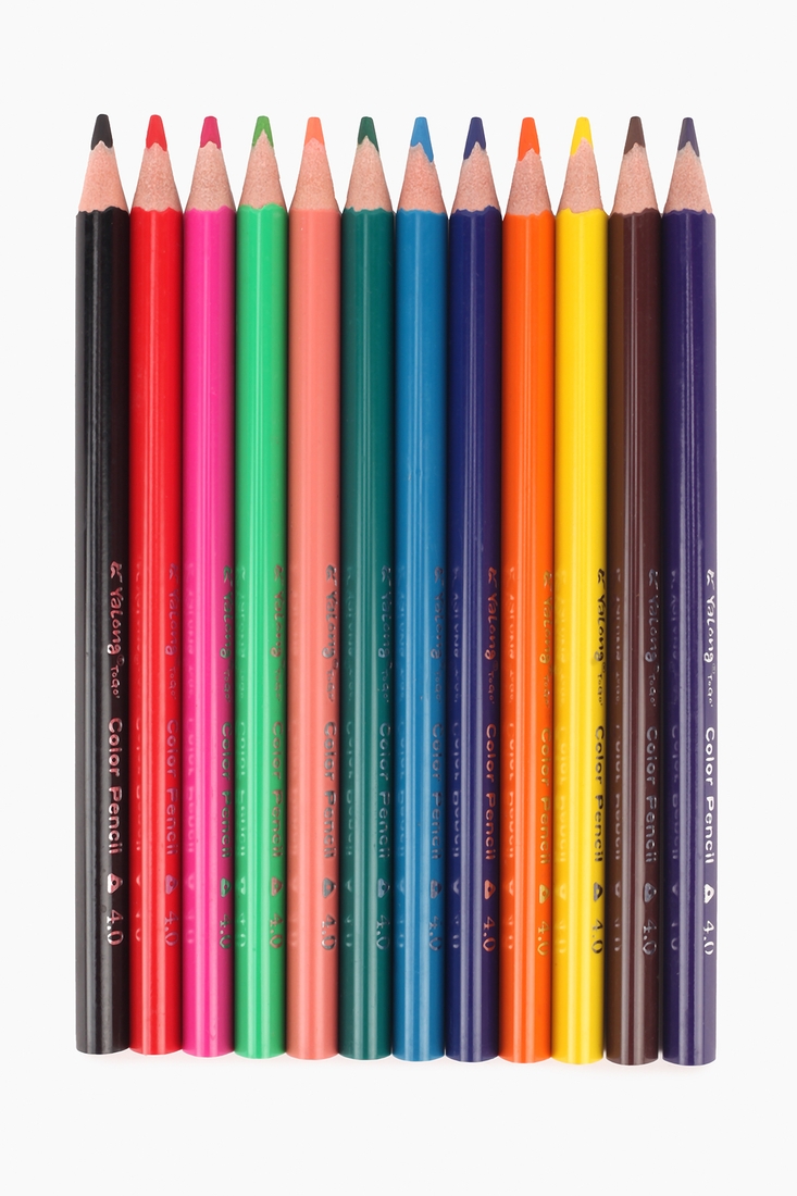 Фото Цветные карандаши 12 шт Jombo YL211062-12 Салатовый (2000989302247)