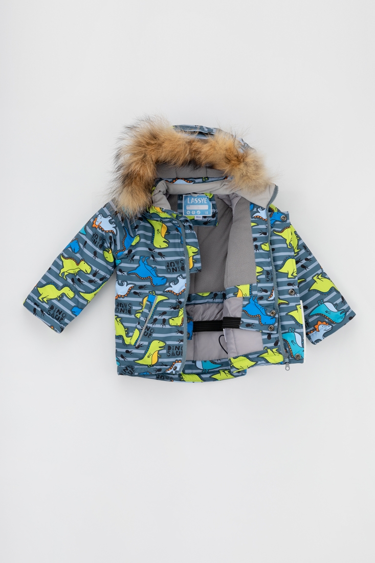 Фото Куртка зимова для хлопчика Snowgenius H31-012 98 см Сірий (2000989628231W)