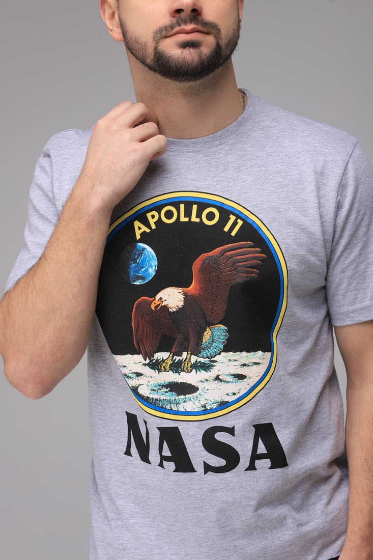 Фото Пижамная футболка мужская ГЕНЕЗИС NASA 53 02 274/279 L Серый (5904009159224A)