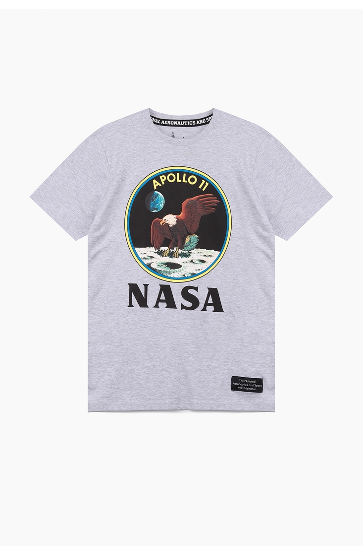 Фото Піжамна футболка чоловіча ГЕНЕЗІС NASA 53 02 274/279 L Сірий (5904009159224A)