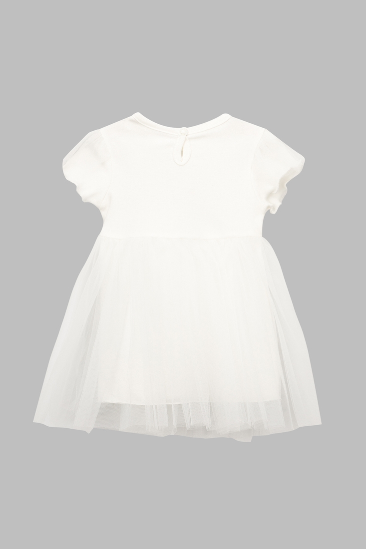 Фото Платье однотонное для девочки Baby Show 9411 74 см Белый (2000990473639S)