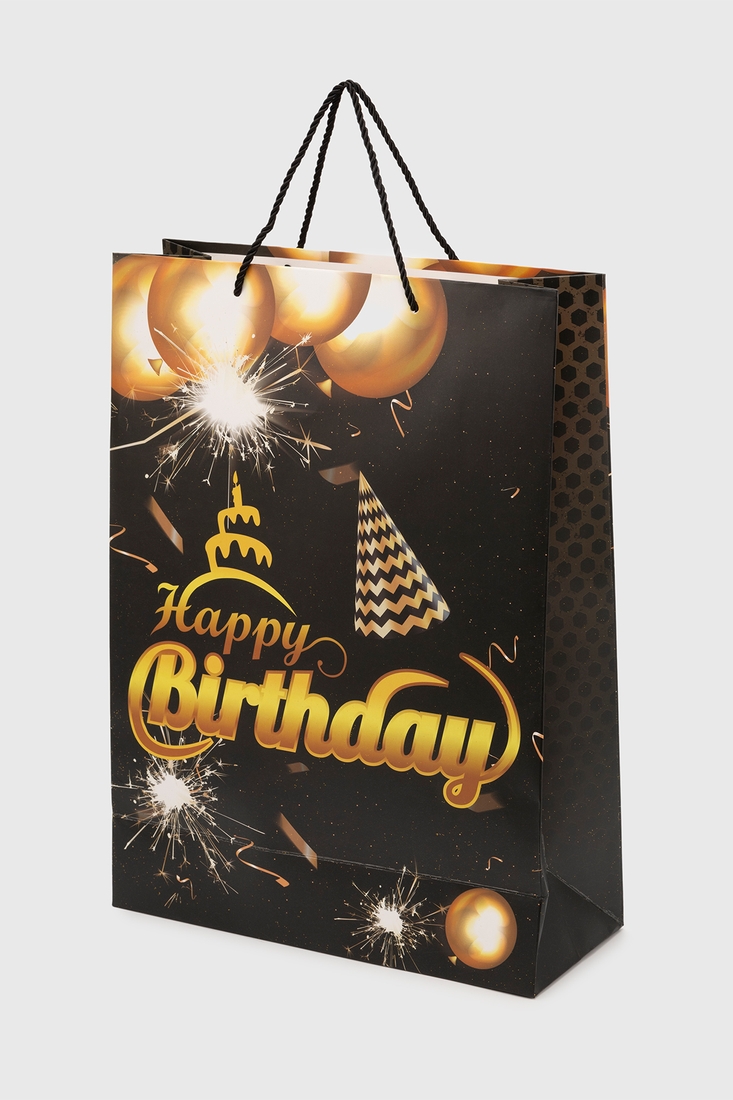 Фото Подарунковий пакет Happy Birthday ТОРТ YWHLLPD HL5243 Різнокольоровий (2000990378484)