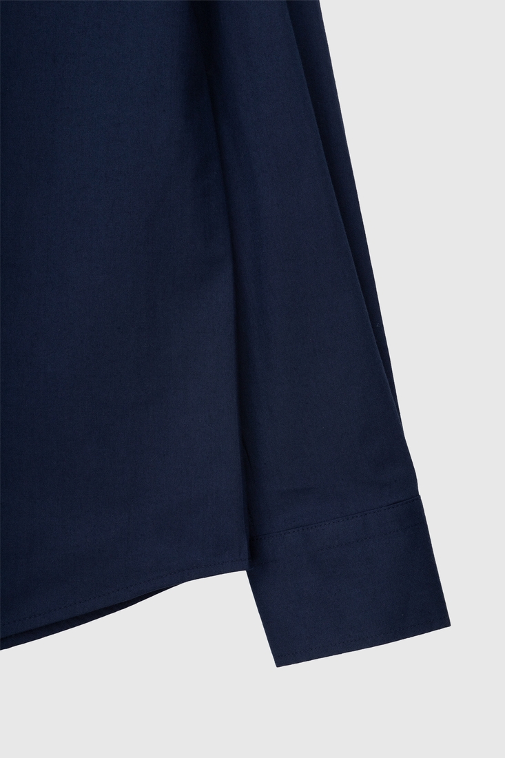 Фото Сорочка однотонна чоловіча Redpolo 3848 XL Синій (2000990181152D)