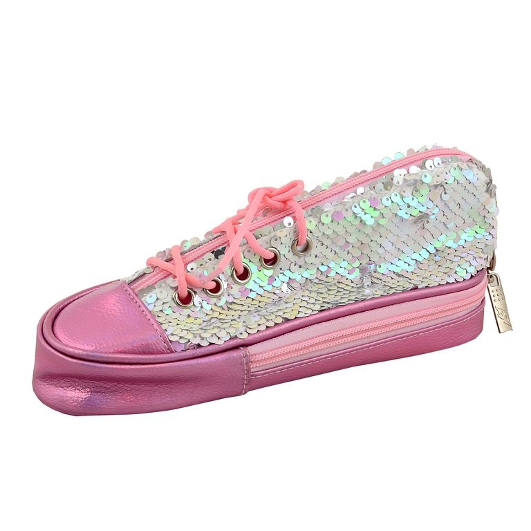 Фото Пенал мягкий "Yes" / 532723 / TP-24 '' Sneakers with sequins '' pink (5056137159505)
