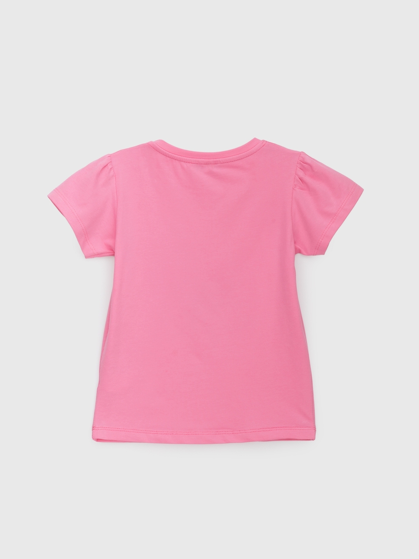 Фото Костюм (футболка+шорти) для дівчинки Atabey 10531 110 см Малиновий (2000990479020S)