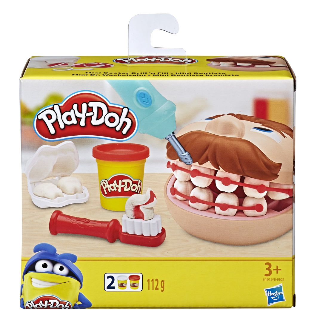 Фото Набор для творчества Hasbro Play-Doh Mini Любимые наборы в миниатюре Мистер зубастик (E4902_E4919) 5010993554720