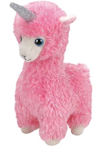 Фото М'яка іграшка TY Beanie Babies Рожева лама "Lana" 15см (36282)