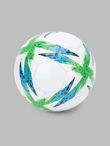 Фото Мяч футбольный YIWUDAIWEISIQIUYE DWS41868 Бело-зеленый (2000990542014)