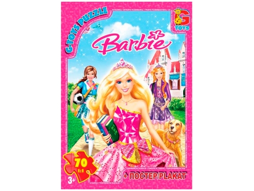 Фото Пазлы ТМ "G-Toys" из серии "Barbie", 70 элементов G-TOYS BA013 (4824687633407)