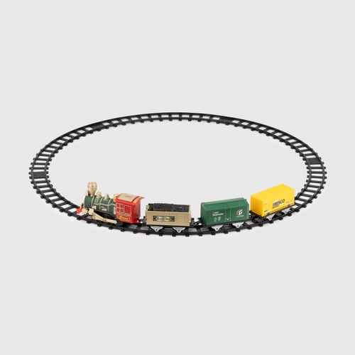 Фото Дитяча залізниця 3118B зі світловими та звуковими ефектами 14 елементів Різнокольоровий (2000989944355)
