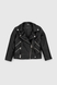 Куртка з екошкіри для дівчинки XZKAMI 8812 146 см Чорний (2000990538086D) Фото 8 з 13