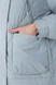 Куртка жіноча 8316 M Сіро-блакитний (2000990140173W) Фото 5 з 20