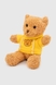 Мягкая игрушка Медвежонок QINLUGONGYIWANJUCHANG QLI6201 Желтый (2000990378101) Фото 1 из 3