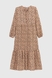 Сукня з візерунком жіноча 025 50 Бежевий (2000990078636D) Фото 9 з 14