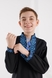 Сорочка з вишивкою для хлопчика КОЗАЧЕК ОЛЕКСАНДР №3 164 см Чорний (2000990148742D) Фото 2 з 11