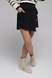 Спідниця-шорти жіноча однотонна Karol 4684 XS Чорний (2000989483076D) Фото 1 з 12