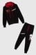 Спортивний костюм для хлопчика (кофта, штани) AZN 827 128 см Чорно-червоний (2000989968740D) Фото 11 з 22