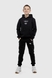 Спортивні штани однотонні для хлопчика Atescan 2204 176 см Чорний (2000990130600W) Фото 5 з 13