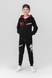 Спортивний костюм для хлопчика (кофта, штани) AZN 827 128 см Чорно-червоний (2000989968740D) Фото 1 з 22