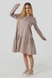 Сукня однотонна для дівчинки LocoLoco 9101 158 см Бежевий (2000990348142D) Фото 7 з 16