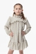 Платье с узором для девочки Tais №6 140 см Фиолетовый (2000989685265D) Фото 3 из 13