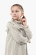 Платье с узором для девочки Tais №6 140 см Фиолетовый (2000989685265D) Фото 2 из 13