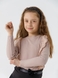 Блуза однотонная для девочки Perix 5005 152 см Бежевый (2000990479709D) Фото 3 из 10