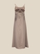 Сукня однотонна жіноча LAWA WTC02367 XL Бежевий (2000990548702S)(LW) Фото 8 з 13