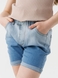 Шорти джинсові для дівчинки MOYABERLA 0098 140 см Блакитний (2000990540409S) Фото 2 з 11